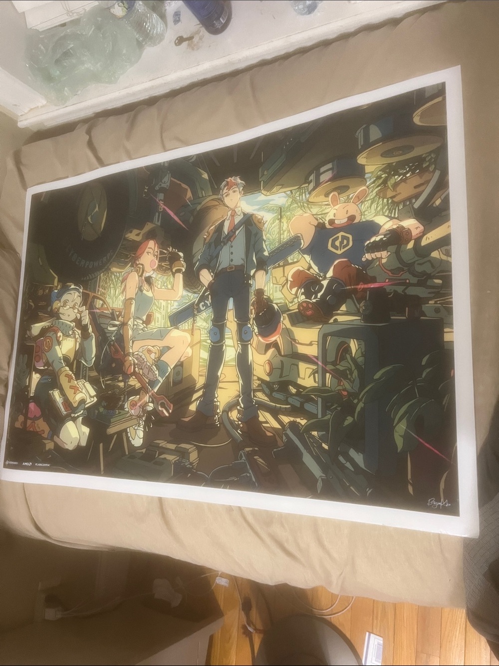 Cyberpower POSTER Limited Edition Anime NY Amd Sandisk 2026 39x27